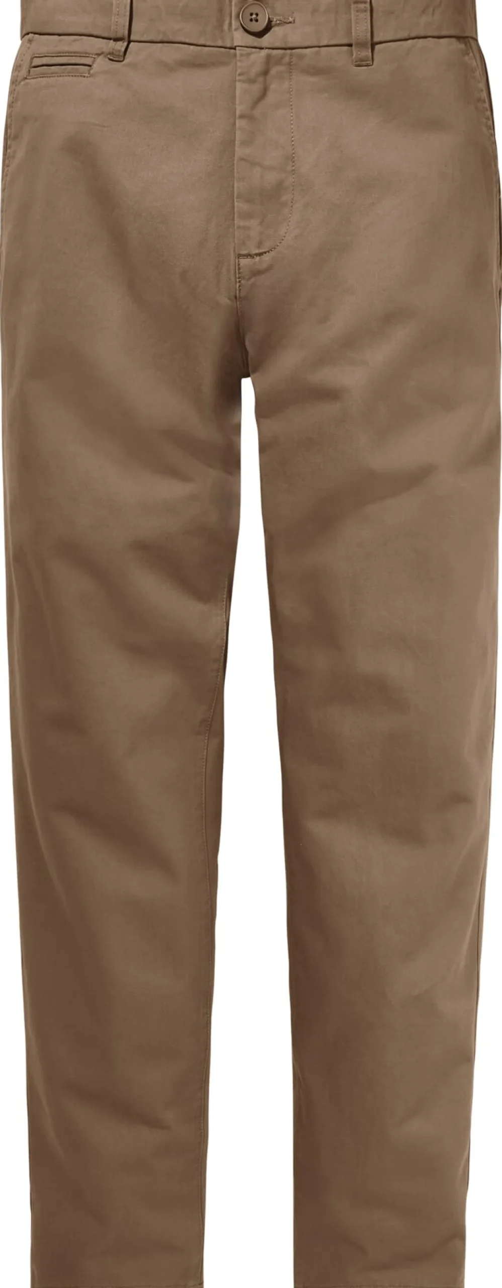 Hosen * Knowledge Cotton Apparel Herren-Chinohose Twill Camel