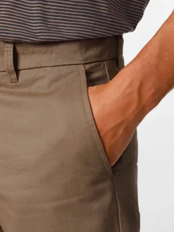 Hosen * Knowledge Cotton Apparel Herren-Chinohose Twill Camel