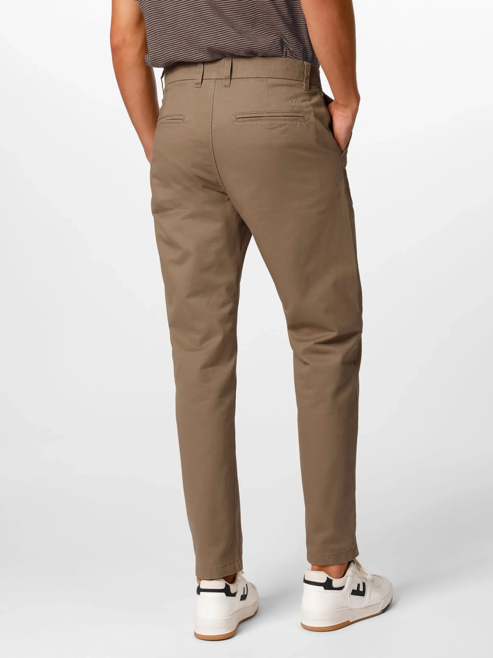 Hosen * Knowledge Cotton Apparel Herren-Chinohose Twill Camel