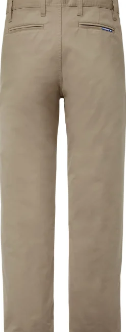 Hosen * Blaumann Herrenchino Knopfleiste Beige