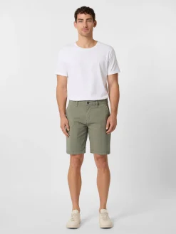 Hosen * Blue de Gênes Herren-Chinoshorts Hellgrün