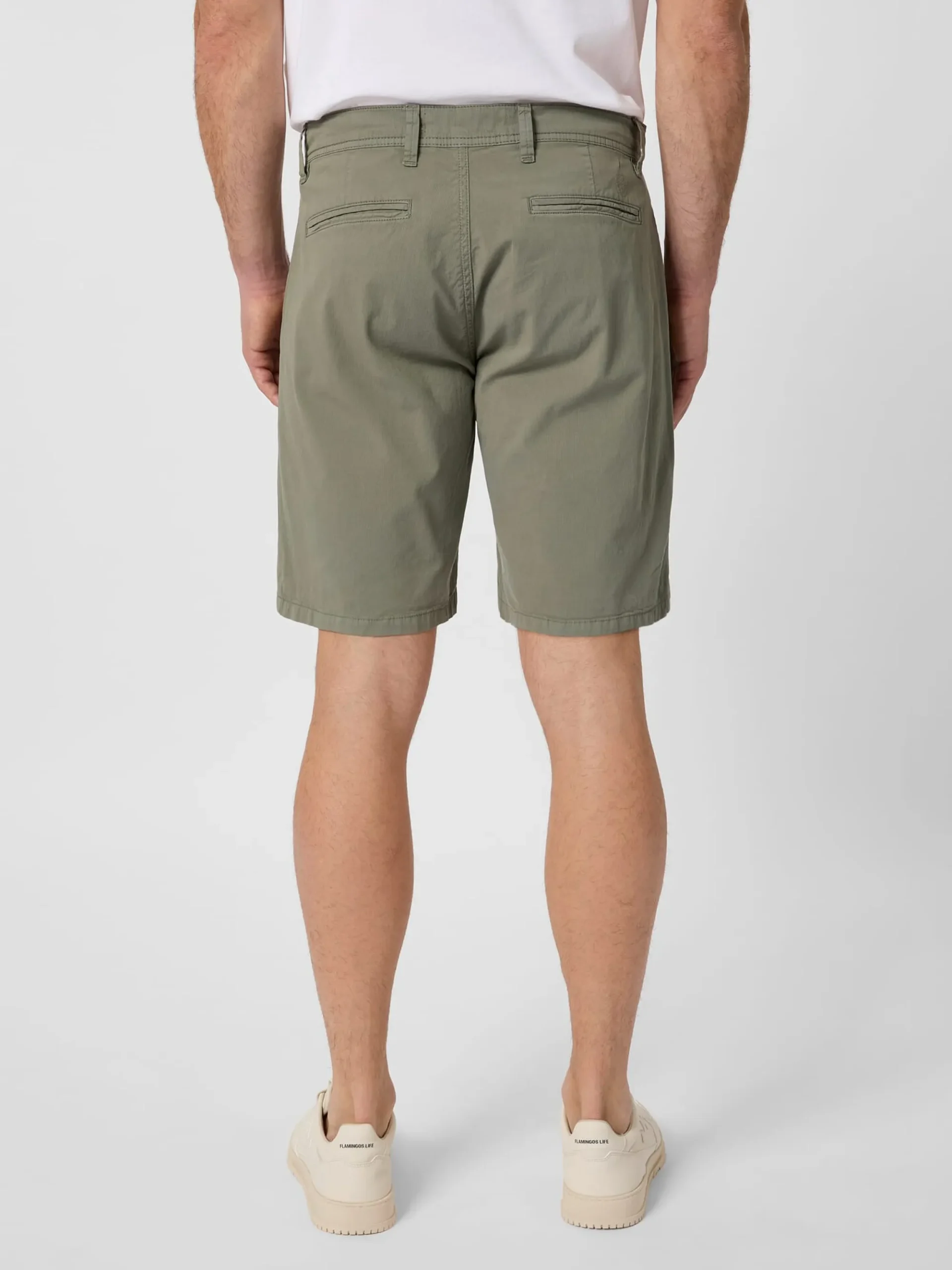 Hosen * Blue de Gênes Herren-Chinoshorts Hellgrün