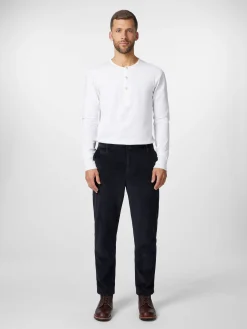 Hosen * Knowledge Cotton Apparel Herren-Cordchino Dunkelblau