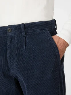 Hosen * Blue de Gênes Herren-Cordhose Navy
