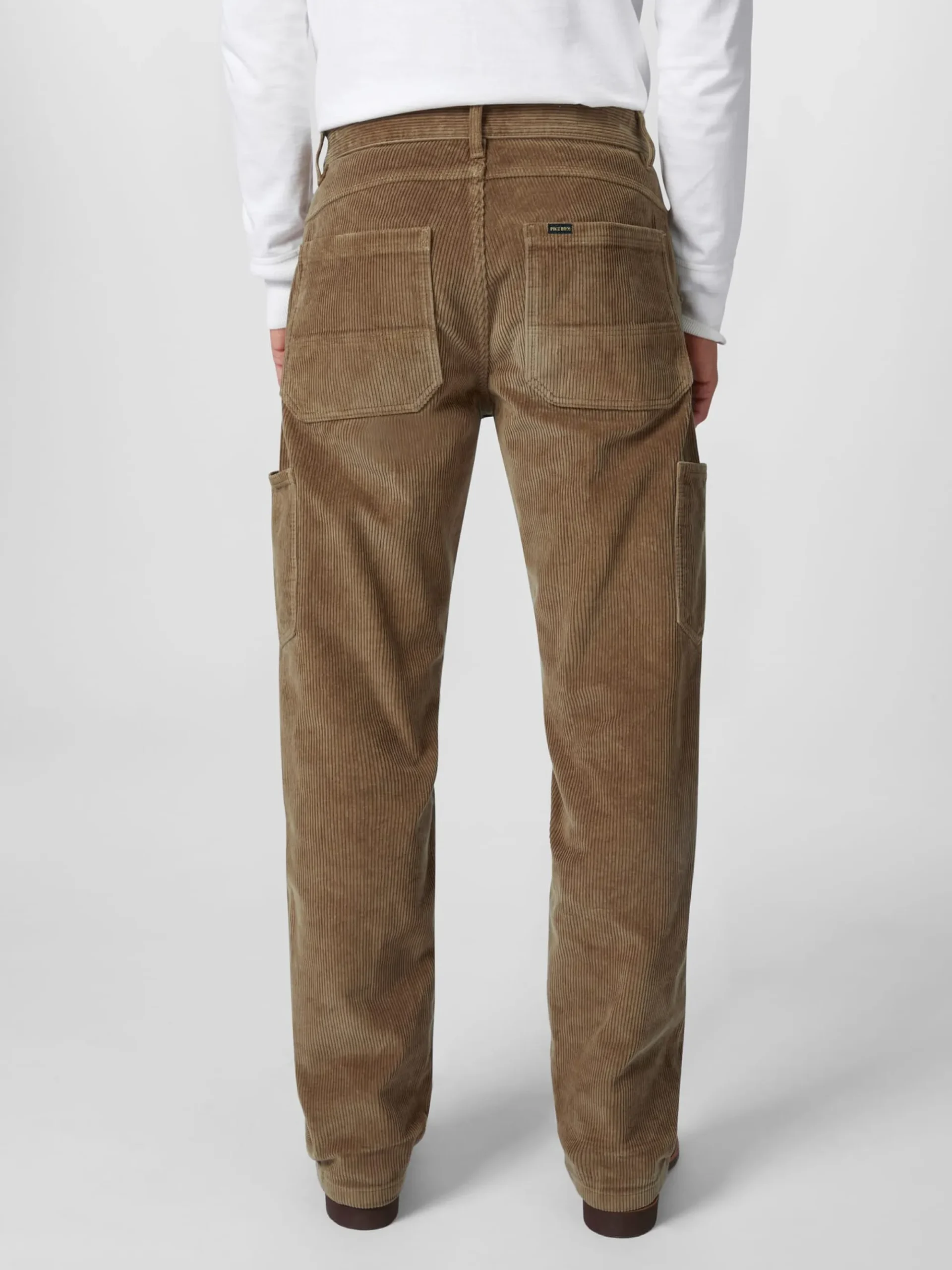 Hosen * Pike Brothers Herren-Cordhose Utility 1967 Mittelbraun
