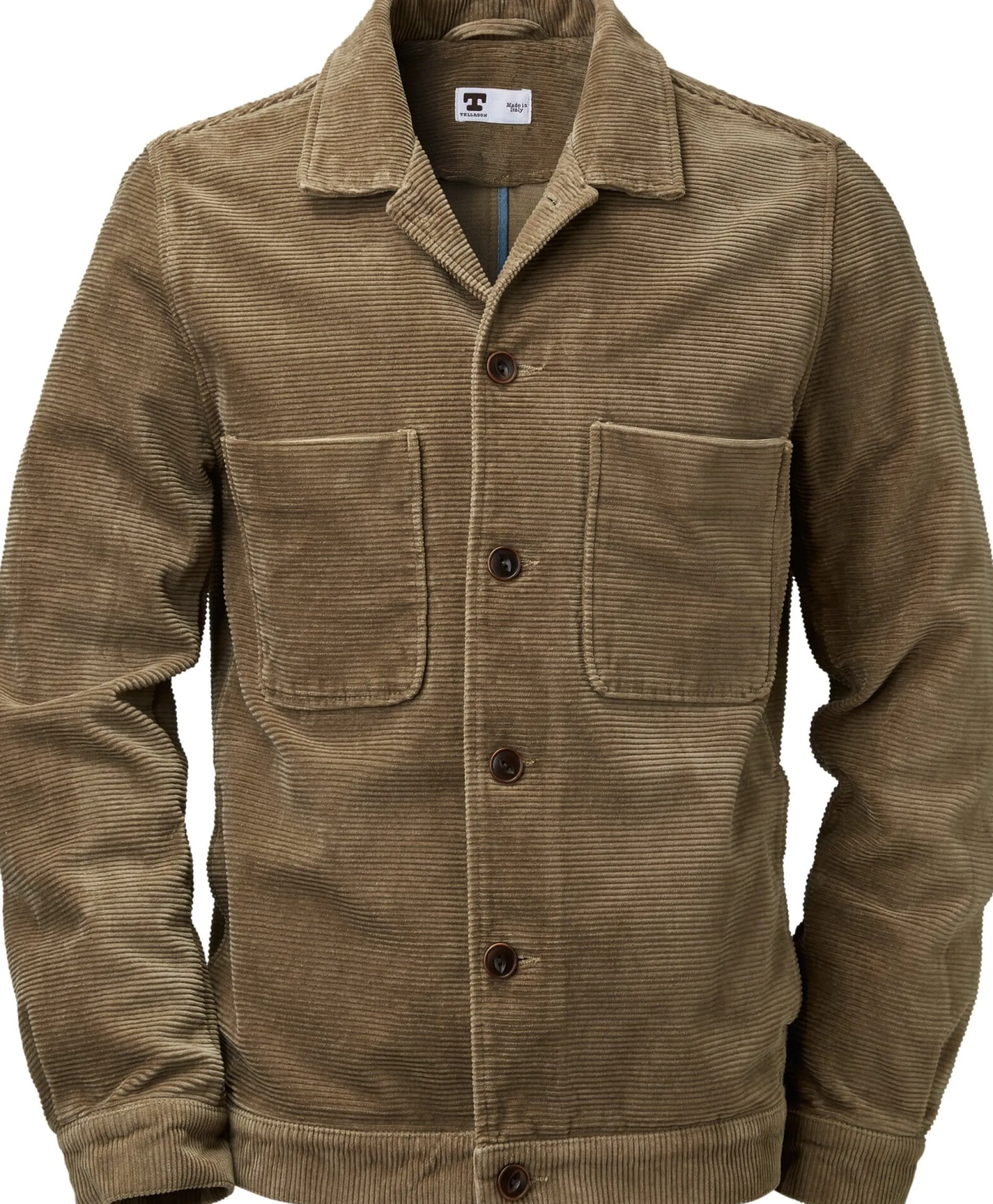 Jacken * Tellason Herren-Cordjacke Hellbraun