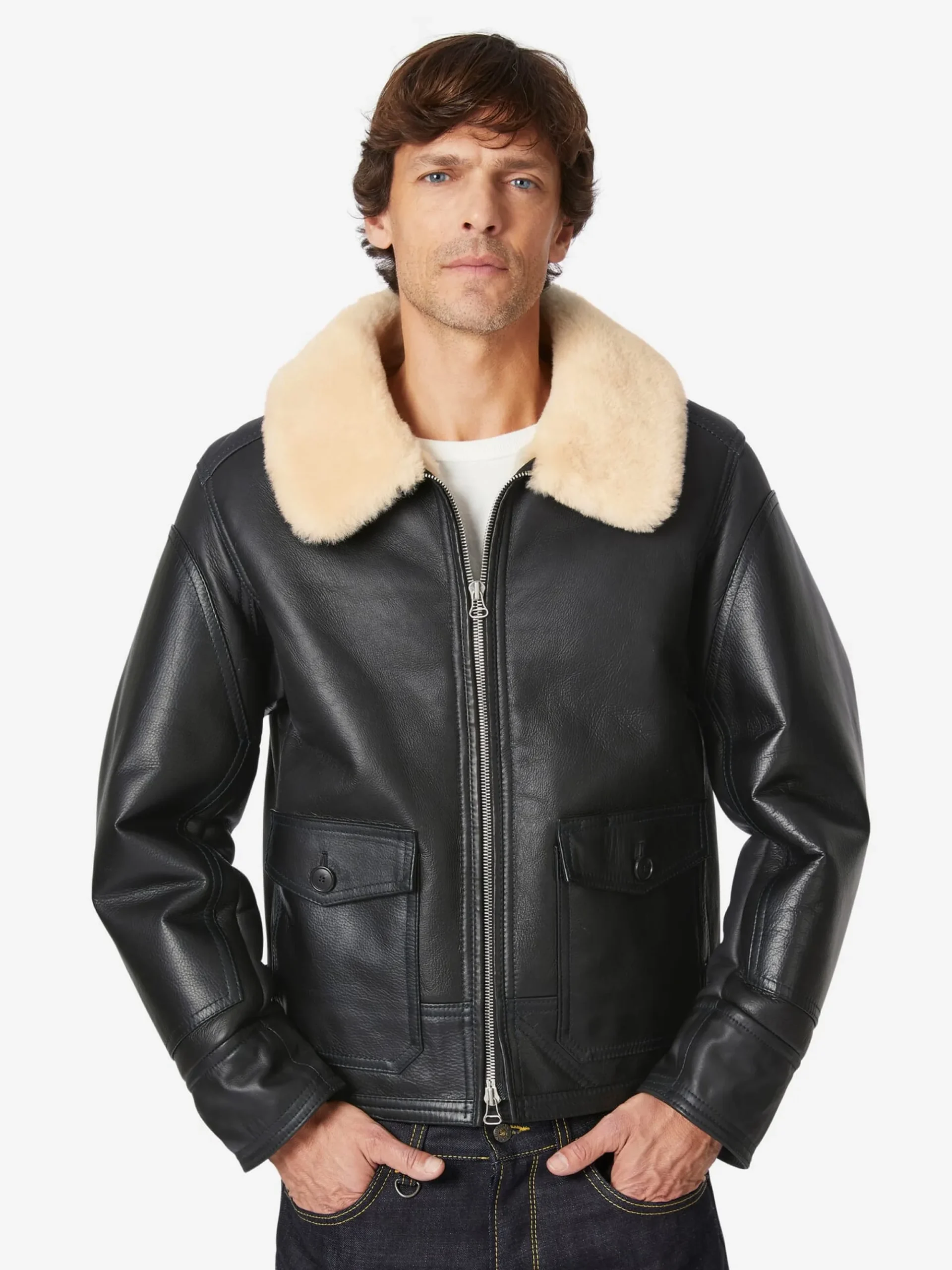 Jacken * Manufactum Herren-Fliegerjacke Schwarz