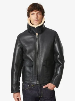 Jacken * Manufactum Herren-Fliegerjacke Schwarz