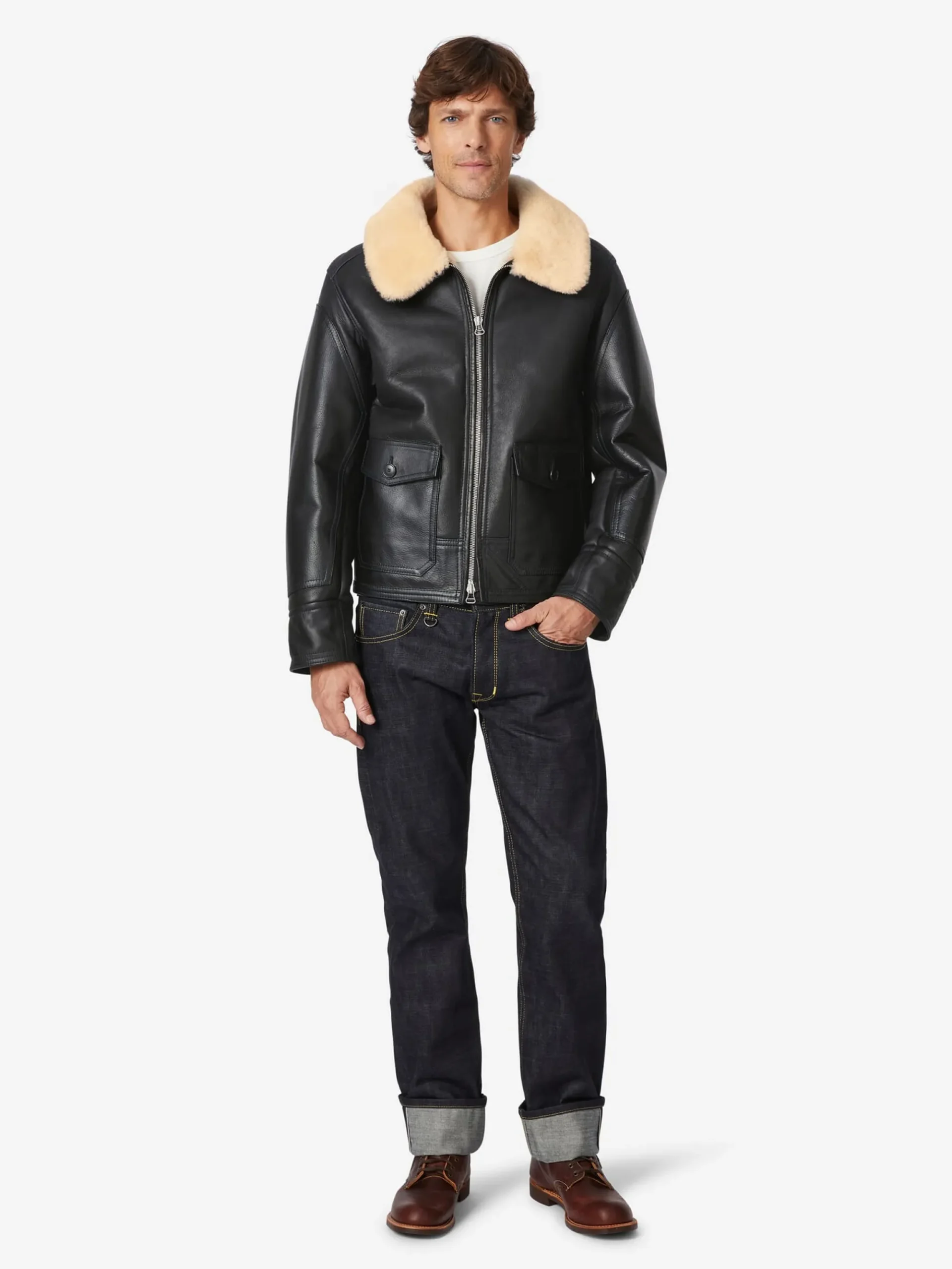 Jacken * Manufactum Herren-Fliegerjacke Schwarz
