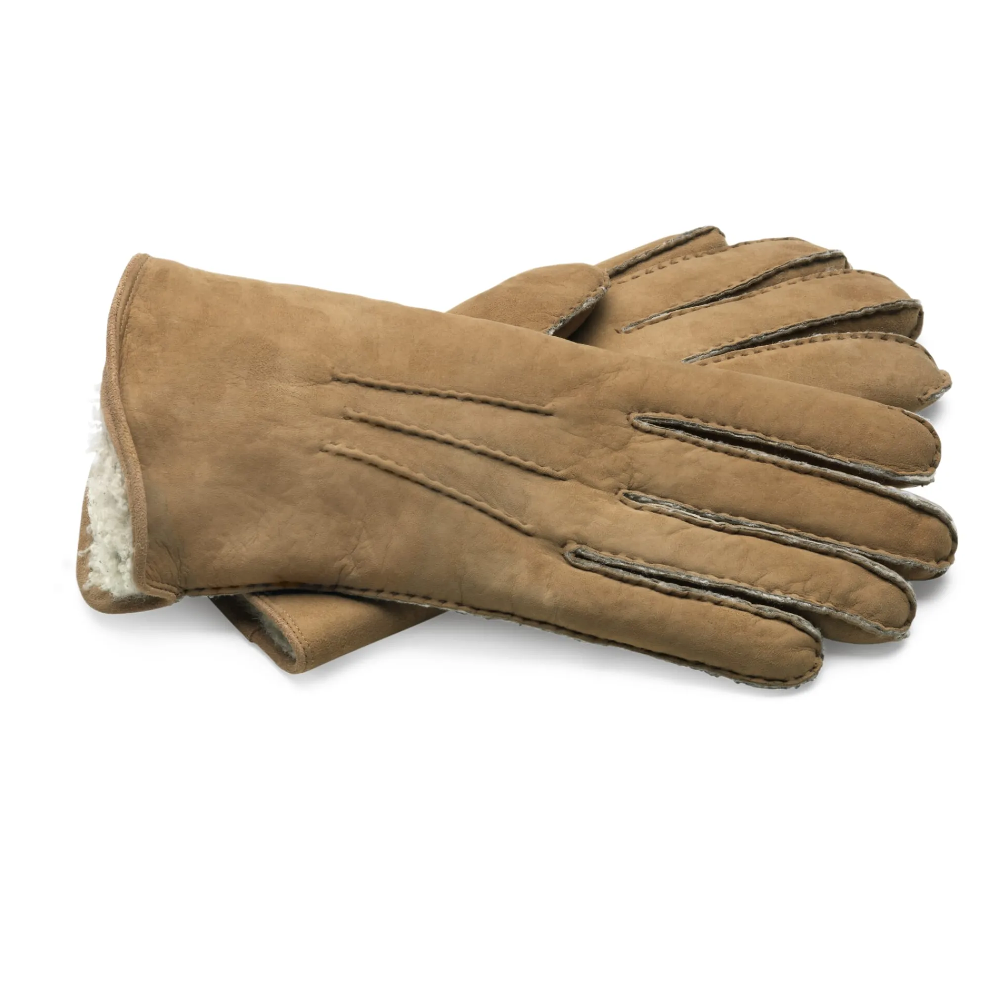 Handschuhe * Eska Herrenhandschuh Curleylammfell Natur