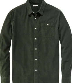 Hemden * Knowledge Cotton Apparel Herrenhed Bauwocord Dunkelgrün