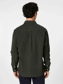 Hemden * Knowledge Cotton Apparel Herrenhed Bauwocord Dunkelgrün