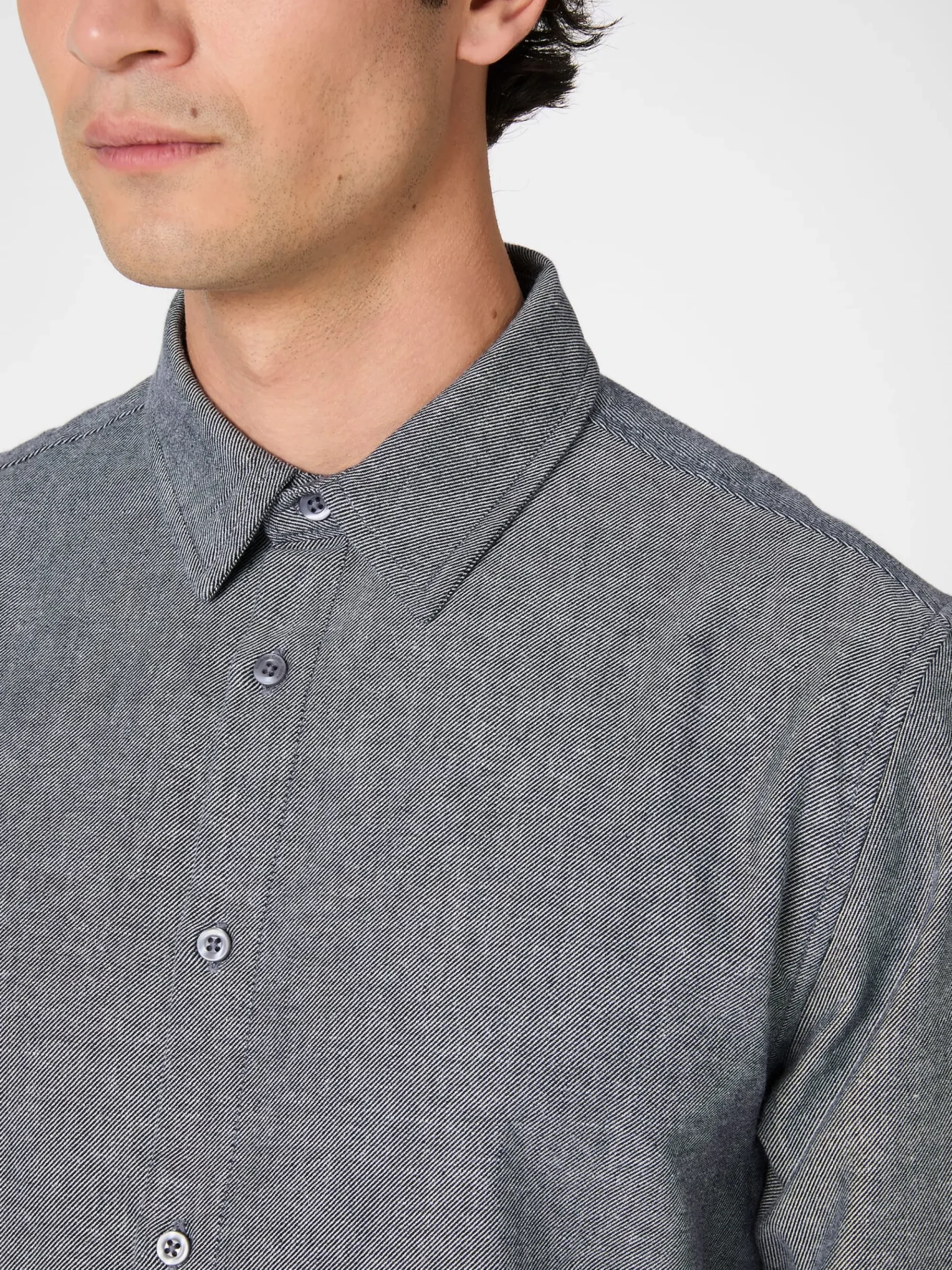 Hemden * Knowledge Cotton Apparel Herrenhemd Flanell