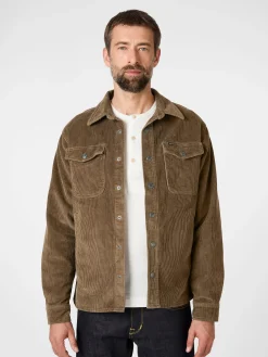 Hemden * Pike Brothers Herren-Hedjacke 1967 Cord Hellbraun