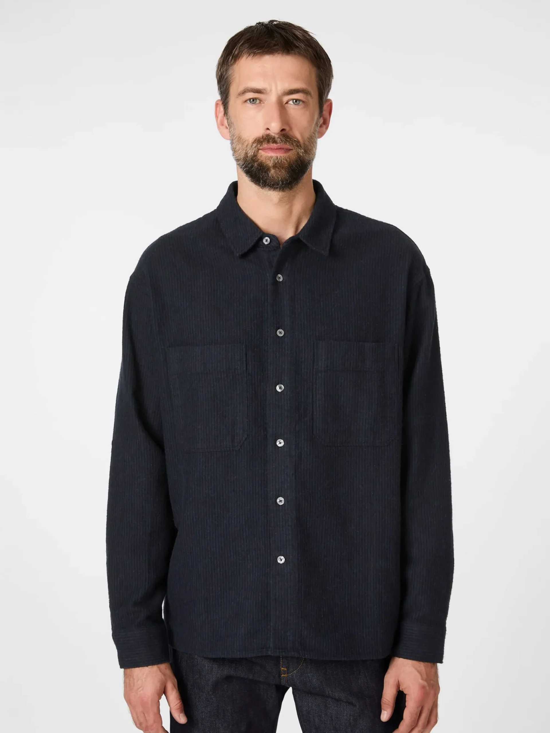 Hemden * About Companions Herren-Hedjacke getreift