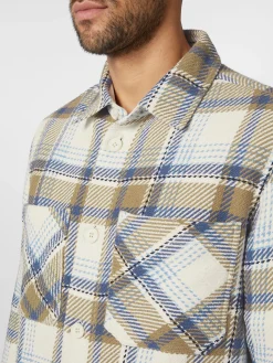 Hemden|Jacken * Knowledge Cotton Apparel Herren-Hemdjacke kariert Multicolor