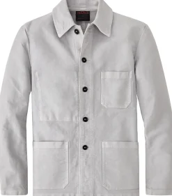 Hemden * Vetra Herren-Hemdjacke Moleskin Hellgrau