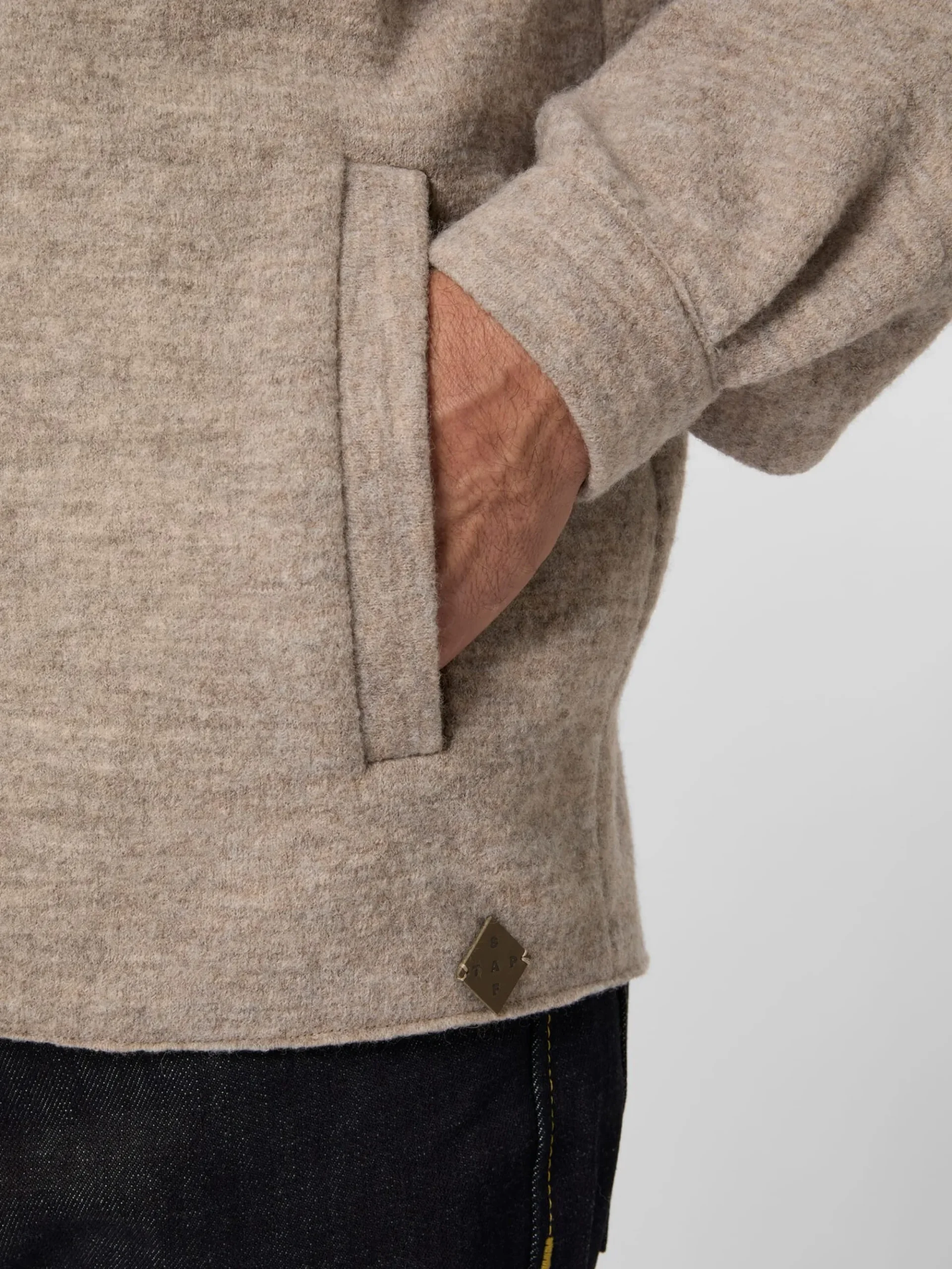 Hemden * Stapf Herren-Hedjacke Wowirk Sand