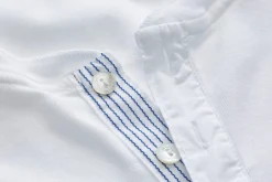 Shirts * Schiesser Herren-Henley-Shirt Langarm Weiß
