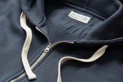Strickjacken * Merz b. Schwanen Herren-Hoodiejacke Denim