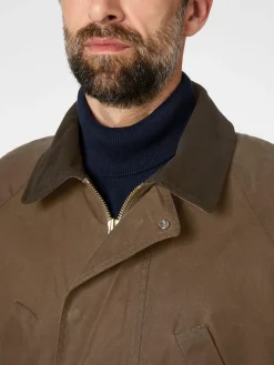 Jacken * Manifattura Ceccarelli Herrenjacke gewachst Mittelbraun