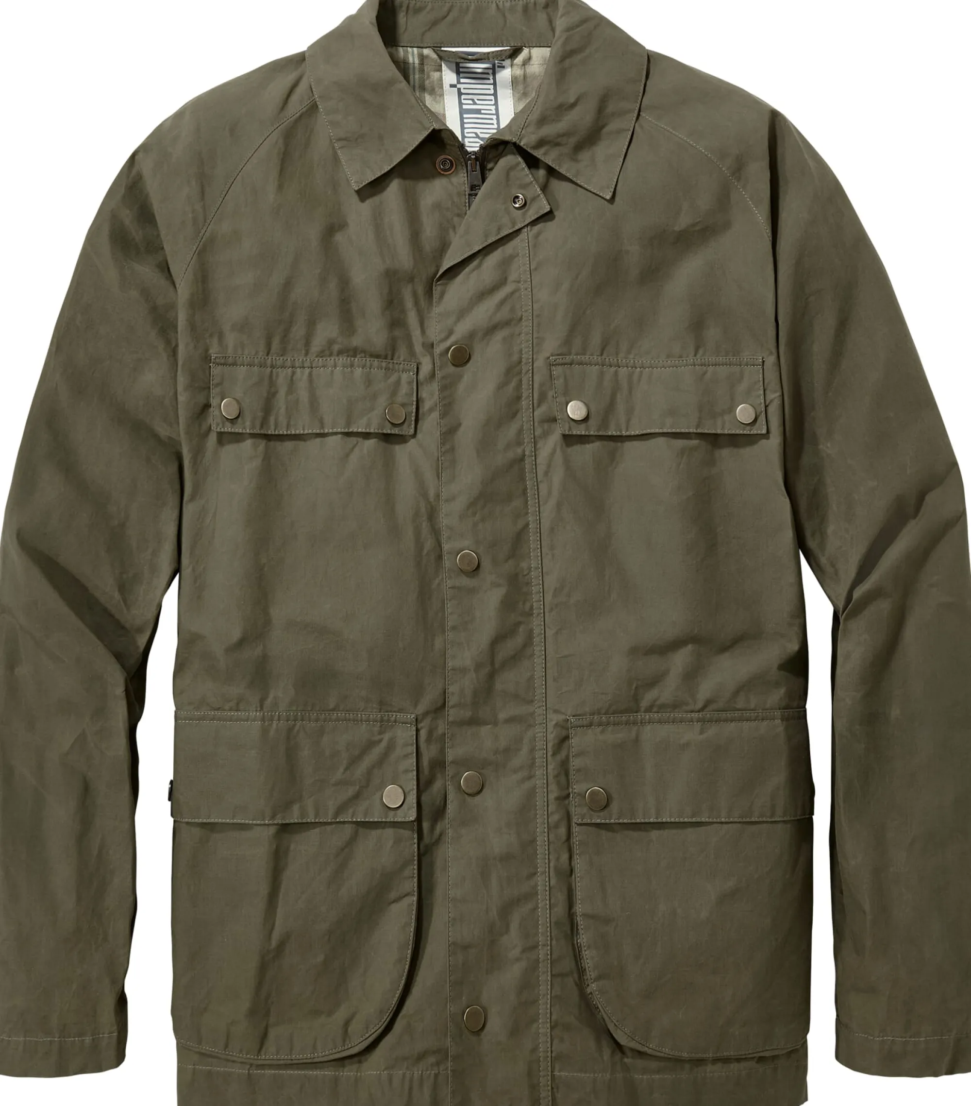 Jacken * L’impermeabile Herrenjacke gewachst Oliv