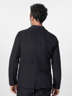 Jacken * Blue de Gênes Herrenjacke teilgefüttert Dunkelblau