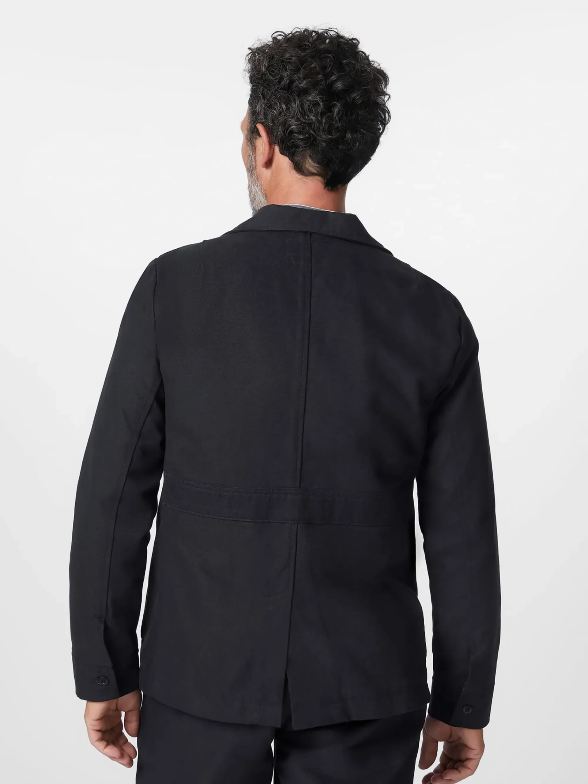 Jacken * Blue de Gênes Herrenjacke teilgefüttert Dunkelblau
