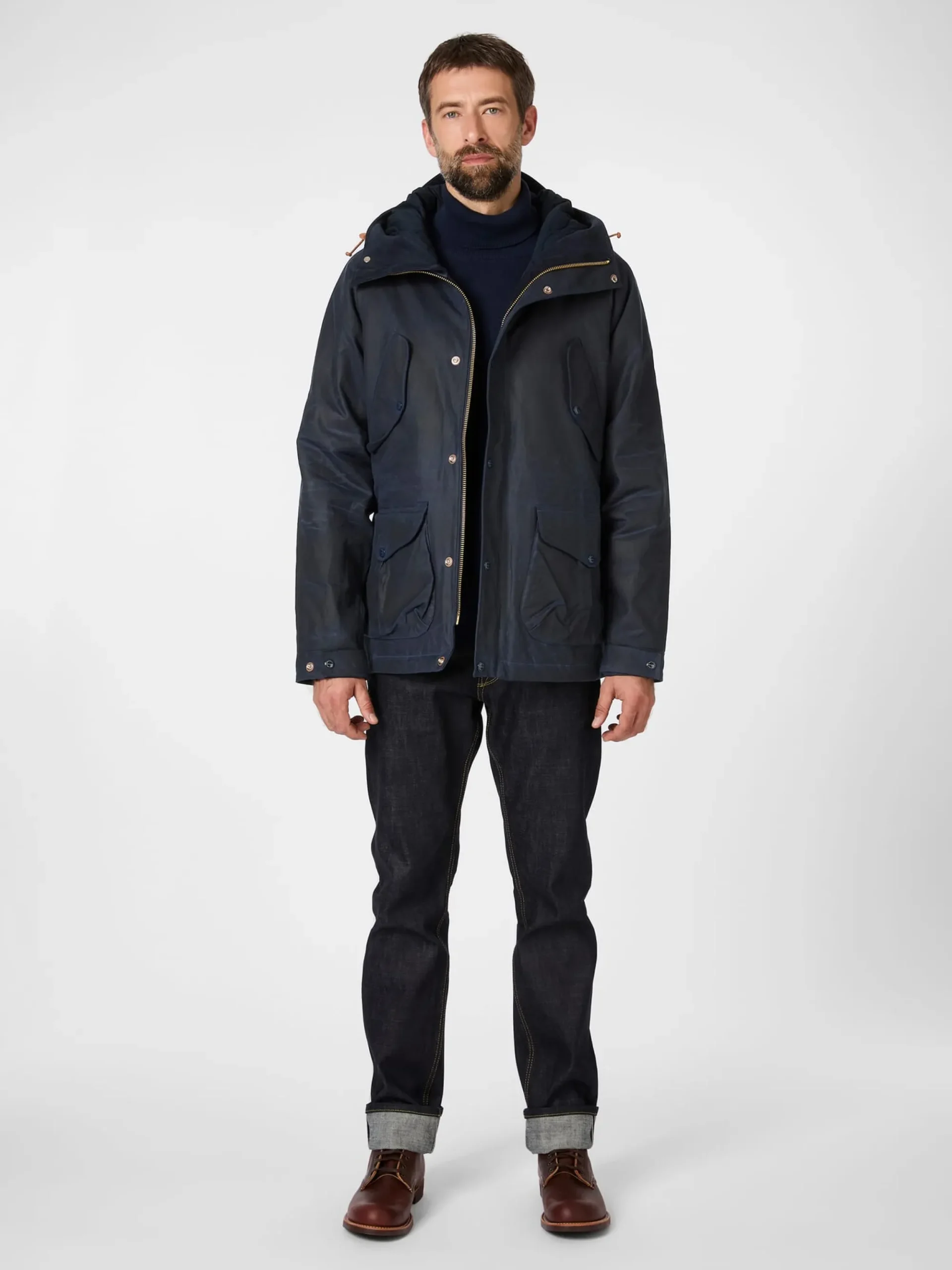 Jacken * Manifattura Ceccarelli Herrenjacke wattiert Navy