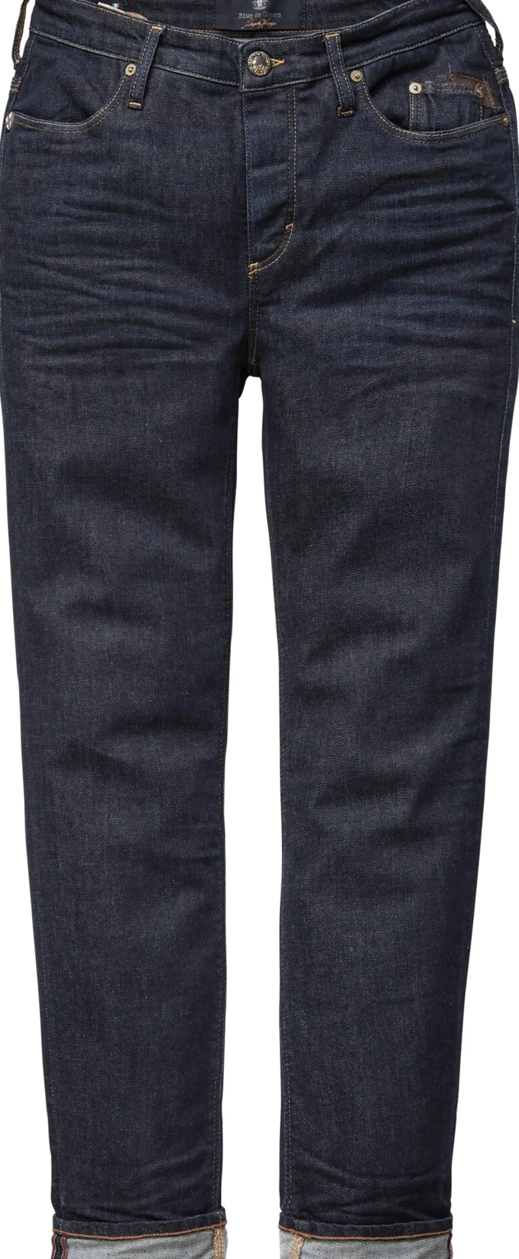 Jeans|Hosen * Blue de Gênes Herrenjeans Regular Slim Fit Denim