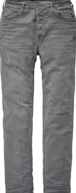 Jeans|Hosen * Blue de Gênes Herrenjeans Regular Slim Fit Grau