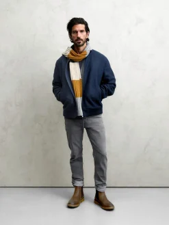 Jeans|Hosen * Blue de Gênes Herrenjeans Regular Slim Fit Grau