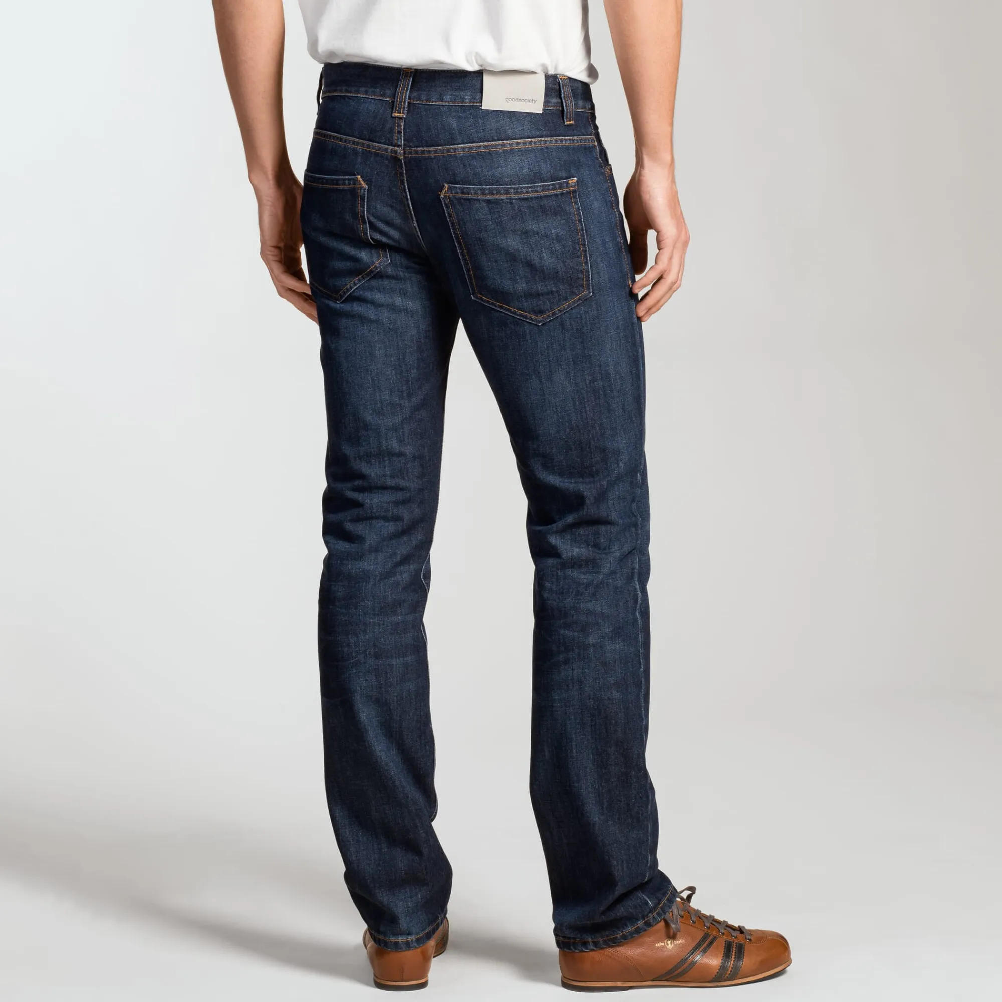 Jeans|Hosen * Goodsociety Herrenjeans Slim Straight Blau