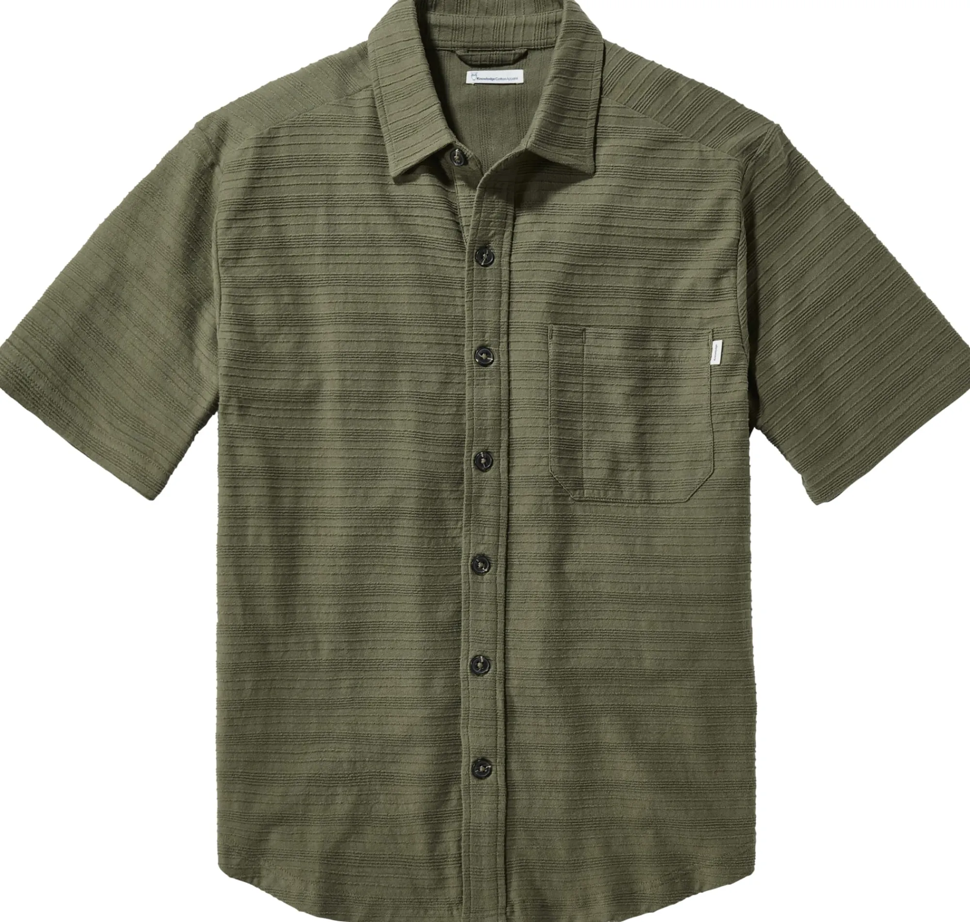 Hemden * Knowledge Cotton Apparel Herren-Jereyhemd Oliv
