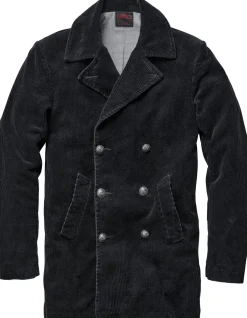 Jacken * Vetra Herren-Kabanjacke Cord Schwarz