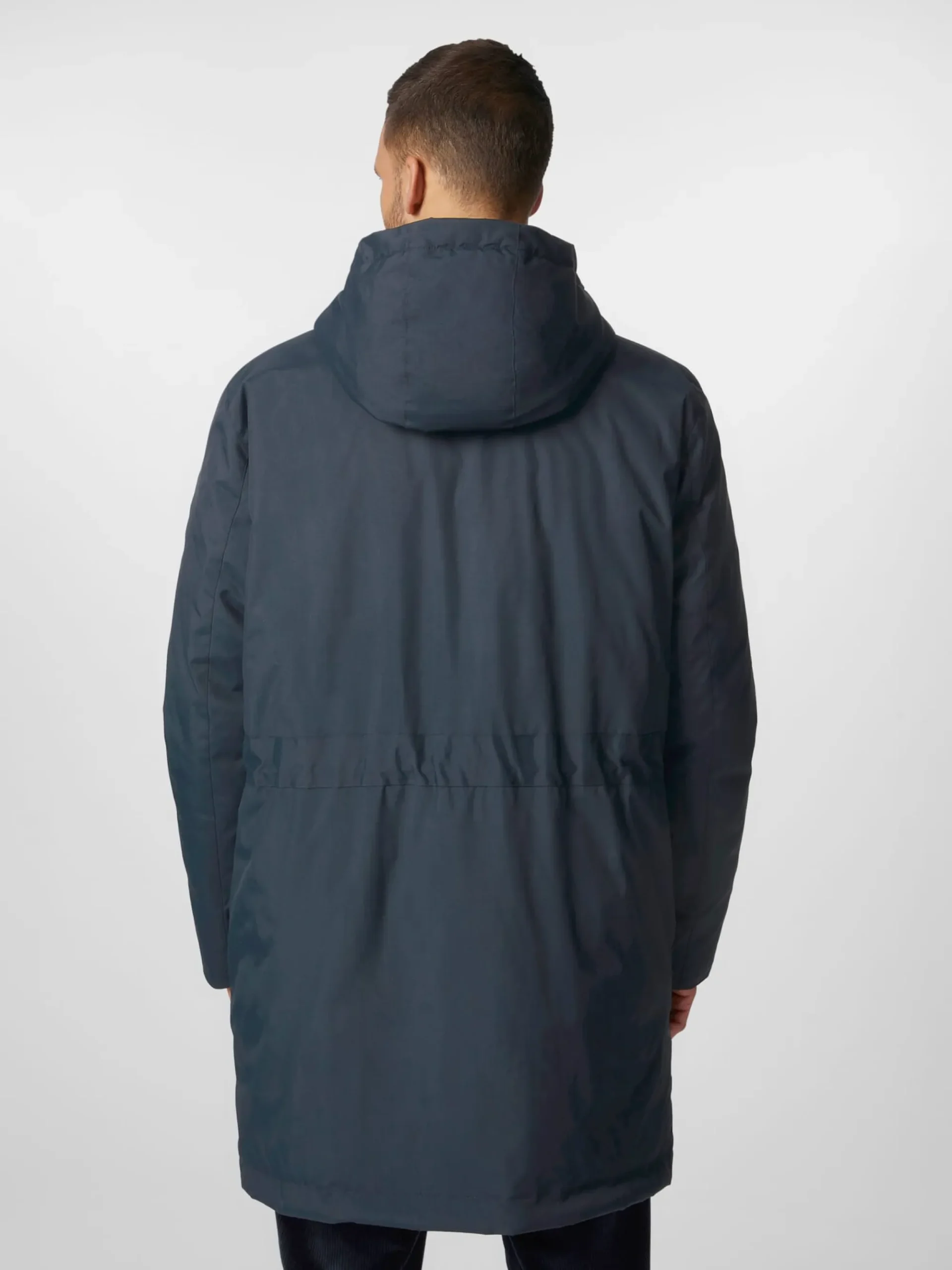 Mäntel * Knowledge Cotton Apparel Herren-Kapuzenmantel Dunkelblau