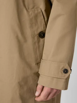 Mäntel * Blue de Gênes Herren-Kurzmantel Baumwolle Beige