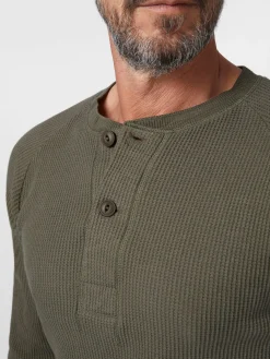 Shirts * Pike Brothers Herren-angarhirt Oliv