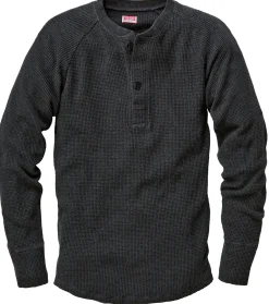 Shirts * Pike Brothers Herren-angarhirt Anthrazit