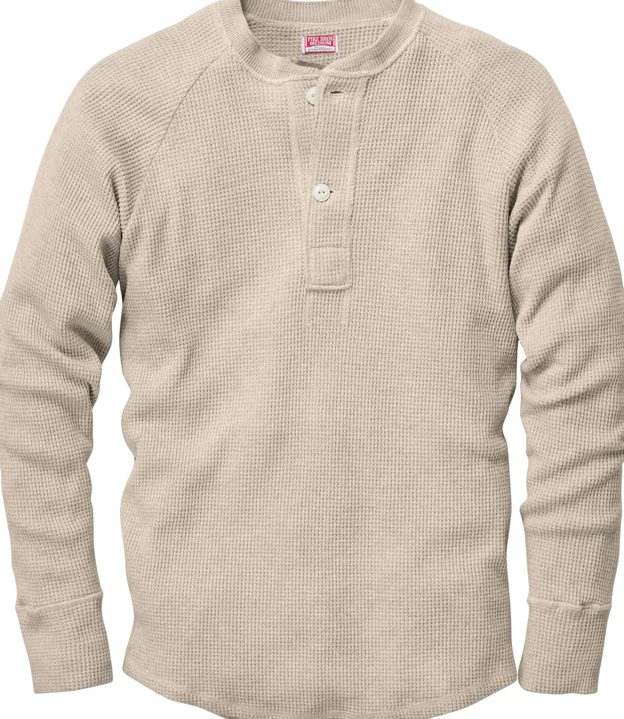 Shirts * Pike Brothers Herren-angarhirt Natur