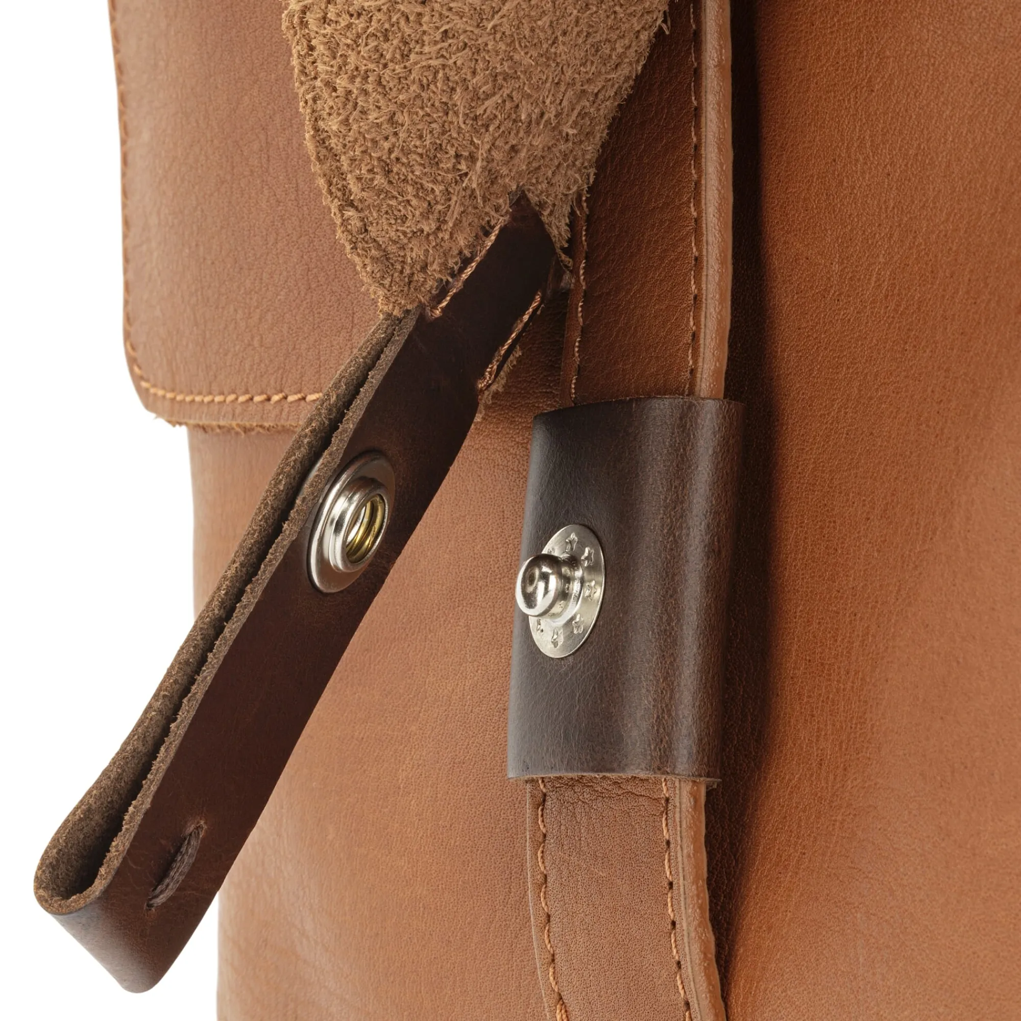 Umhänge- & Handtaschen * Harold’s Lederwaren Herren-Leder Crossbag, Cognac