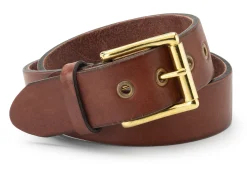 Gürtel * Greenbelts® Herren-Ledergürtel Heritage Braun