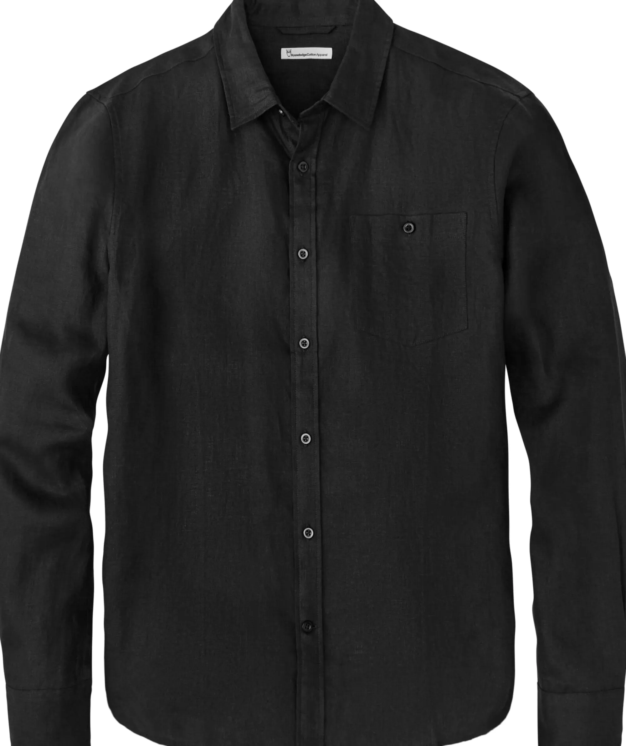 Hemden * Knowledge Cotton Apparel Herren-einenhed Schwarz