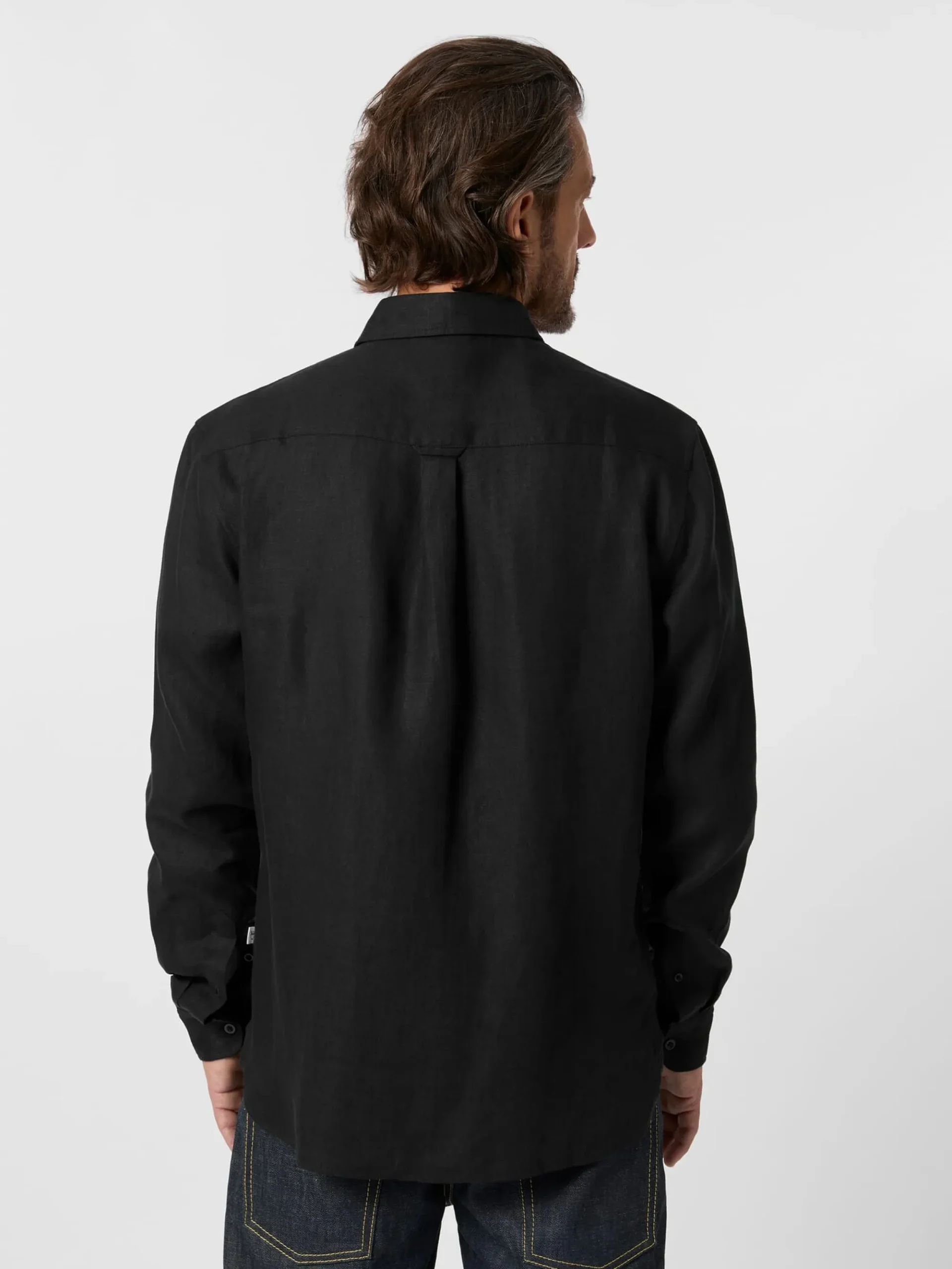 Hemden * Knowledge Cotton Apparel Herren-einenhed Schwarz