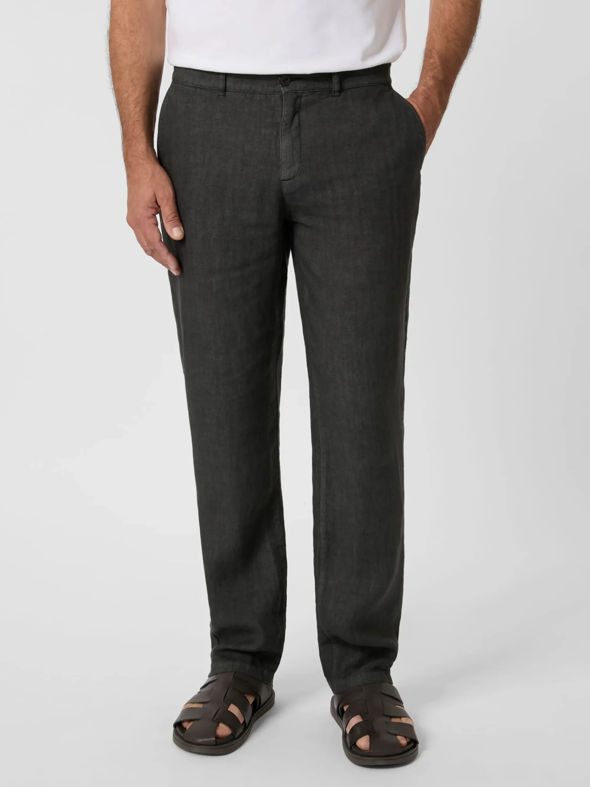 Hosen * Manufactum Herren-Leinenhose Schwarzblau