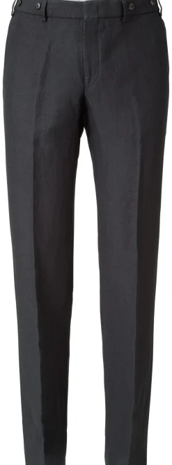 Hosen * Hiltl Herren-Leinenhose Dunkelblau