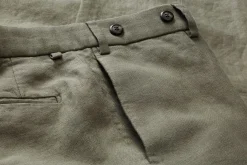 Hosen * Hiltl Herren-Leinenhose Oliv
