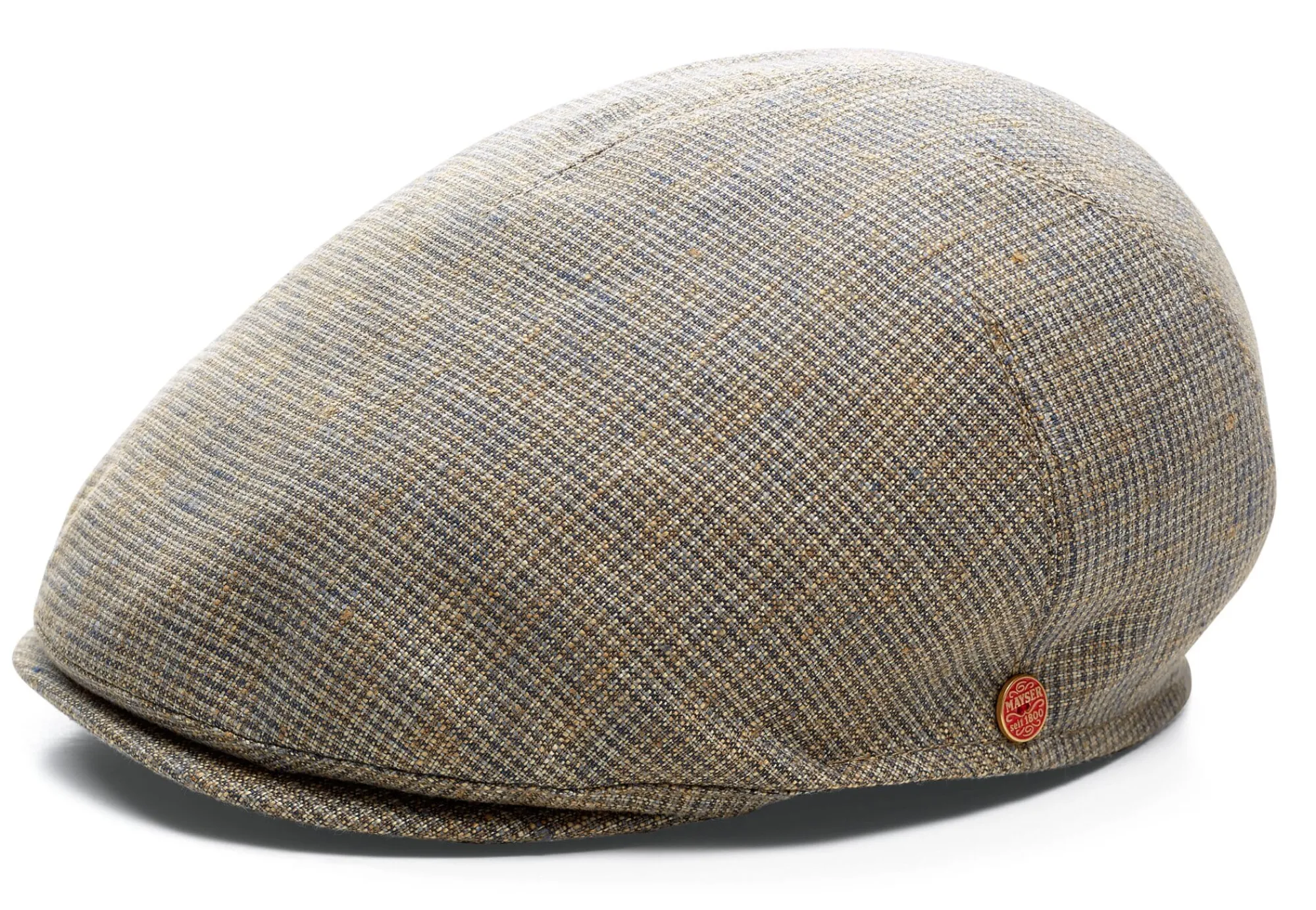 Kappen * Mayser Herren-Leinenkappe Taupe