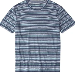 Shirts * Knowledge Cotton Apparel Herren-Leinen-T-Shirt gestreift