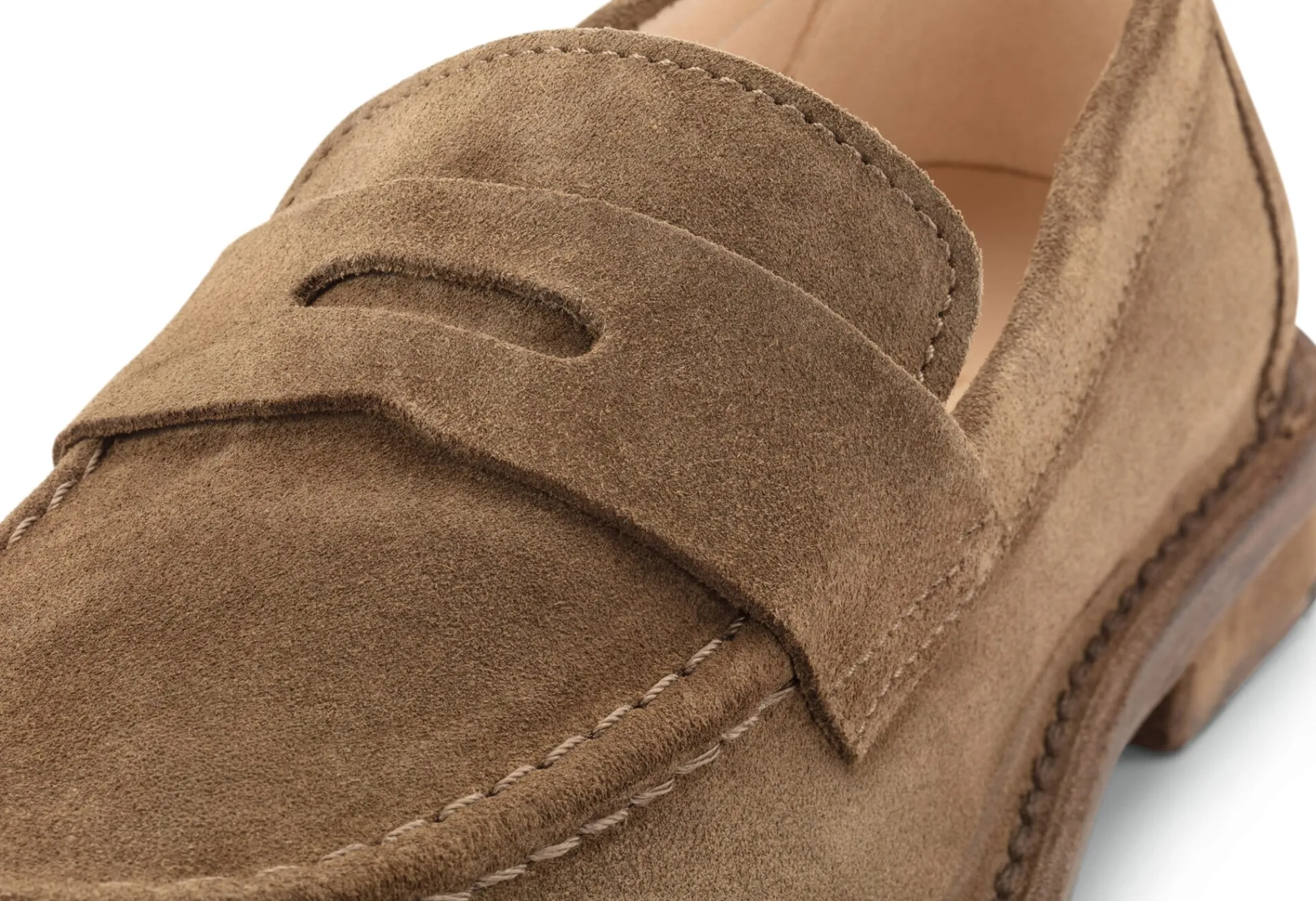 Klassische Herrenschuhe * Astorflex Herren-Loafer Ledersohle Taupe